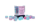 Chessex: Gemini Gel Green-Pink/Blue (36 Dice)