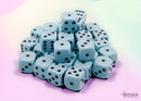 Chessex: Opaque Pastel Blue/Black (36 Dice)