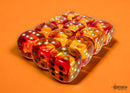 Chessex: Gemini Translucent Red-Yellow/Gold (12 Dice)
