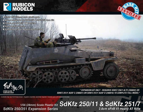 Rubicon Models SdKfz 250/11 & SdKfz 251/7 2.8cm sPzB 41 Heavy AT Rifle