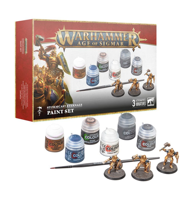 Warhammer: Age of Sigmar Stormcast Eternals Paints Set