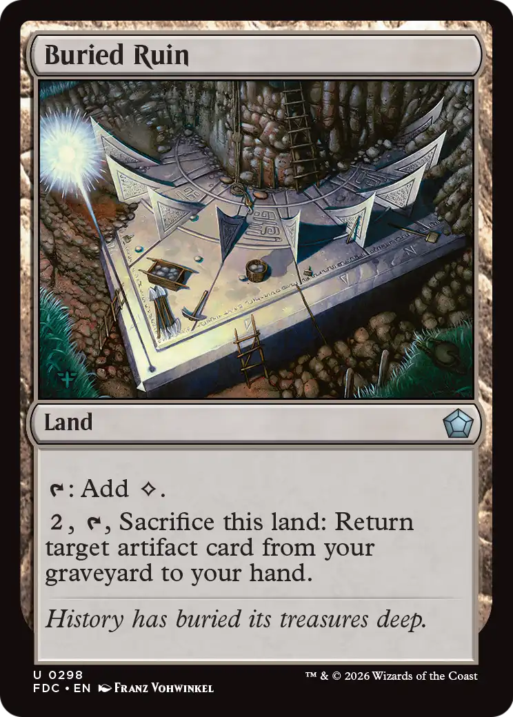 Buried Ruin [Foundations Commander]