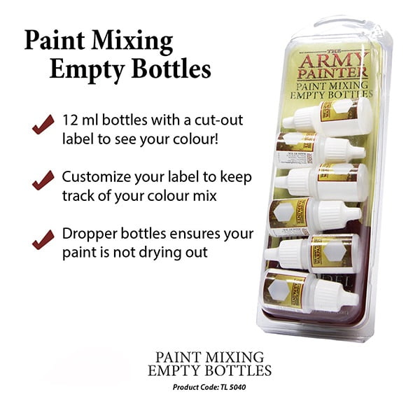 The Army Painter: Paint Mixing Empty Bottles