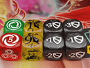 Thai Cards: Flesh & Blood Clear Dice Set (25mm)