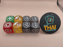 Thai Cards: Flesh & Blood Clear Dice Set (20mm)