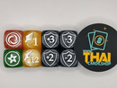 Thai Cards: Flesh & Blood Marble Dice Set (20mm)