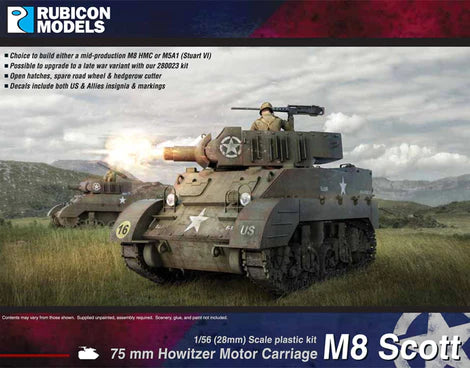 Rubicon Models M8 Scott 75mm Howitzer Motor Carriage