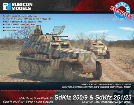 Rubicon Models SdKfz 250/9 & SdKfz 251/23 Leichter Schutzenpazerwagen
