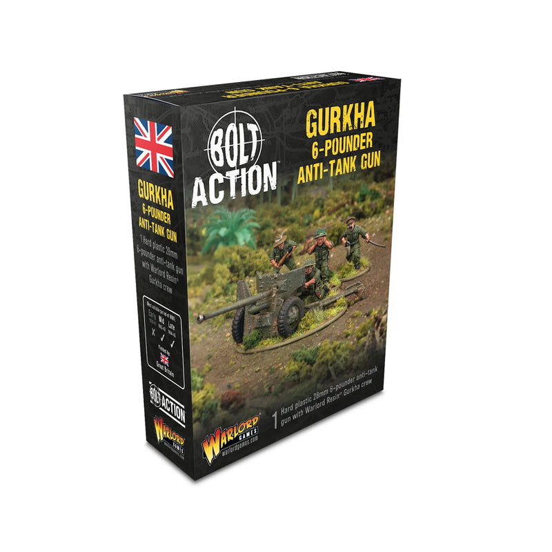 Gurkha 6-pounder anti-tank gun