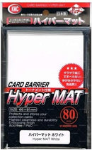 KMC Full Size Hyper Matte Sleeves (80-Pack), Clear, Standard Size