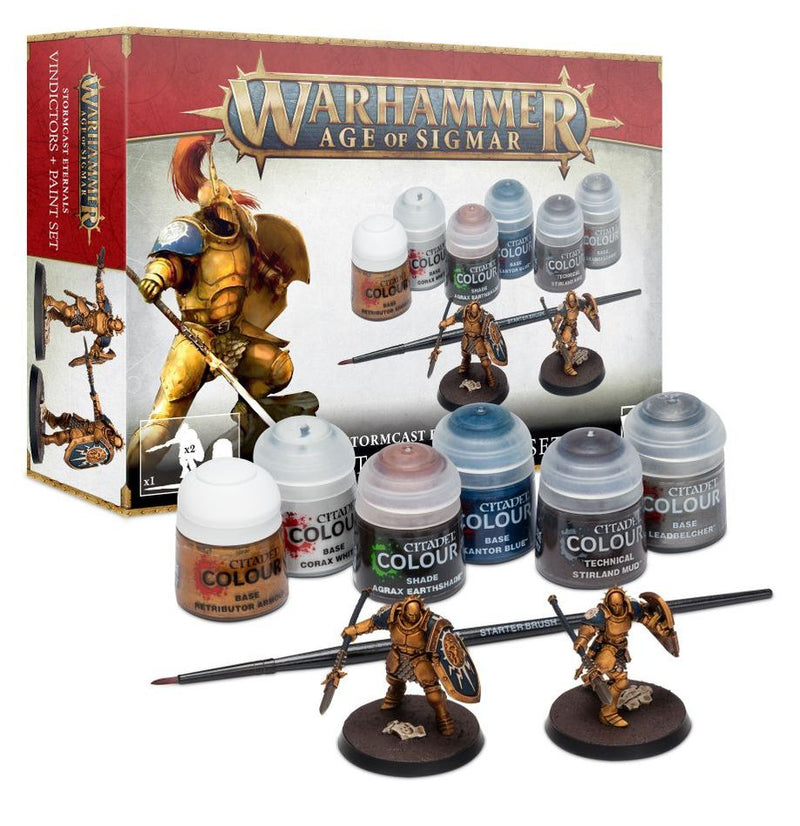 Warhammer Age of Sigmar: Vindictors + Paint Set