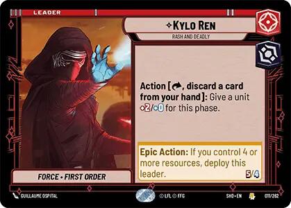 Kylo Ren - Rash and Deadly (011/262) [Shadows of the Galaxy]