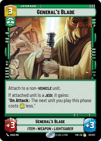 General's Blade (121/257) (121/257) [Twilight of the Republic]