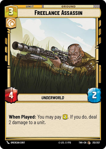 Freelance Assassin (212/257) (212/257) [Twilight of the Republic]