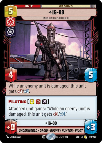 IG-88 - Murderous Phlutdroid (141/262) (141/257) [Jump to Lightspeed]