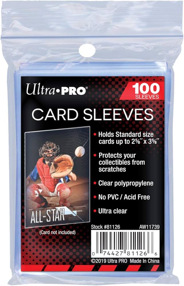 Ultra PRO Soft Card Sleeves 100 Ct
