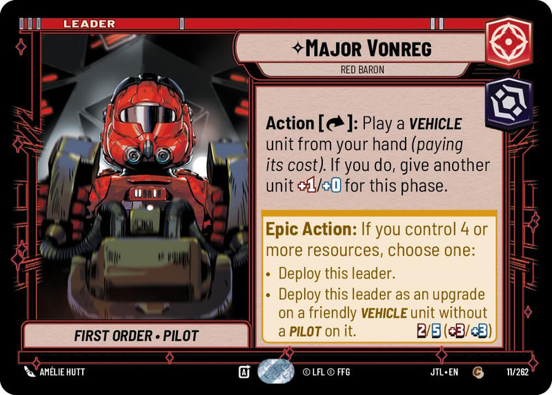 Major Vonreg - Red Baron (011/262) (011/262) [Jump to Lightspeed]