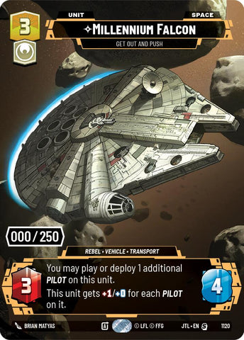 Millennium Falcon - Get Out And Push (1120) (Serialized) (1120) [Jump to Lightspeed]