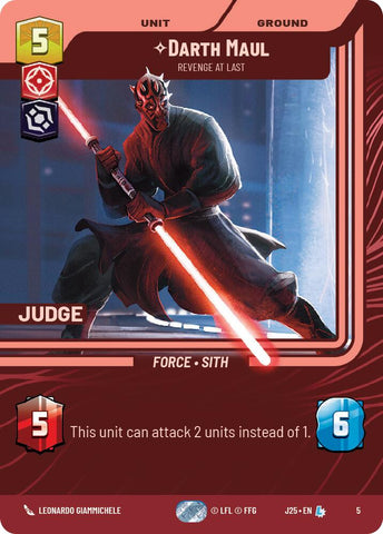 Darth Maul - Revenge at Last (5) (5) [Judge Promos]