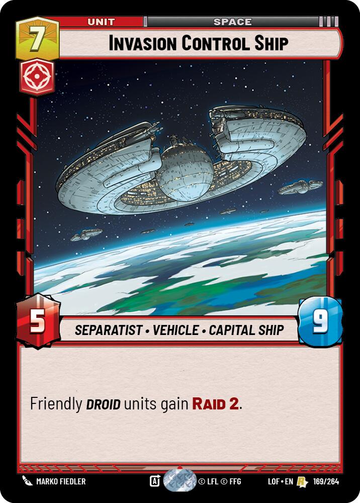 Invasion Control Ship (169/264) (169/264) [Legends of the Force]