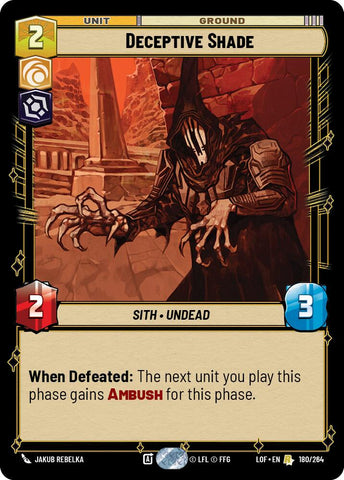 Deceptive Shade (180/264) (180/264) [Legends of the Force]