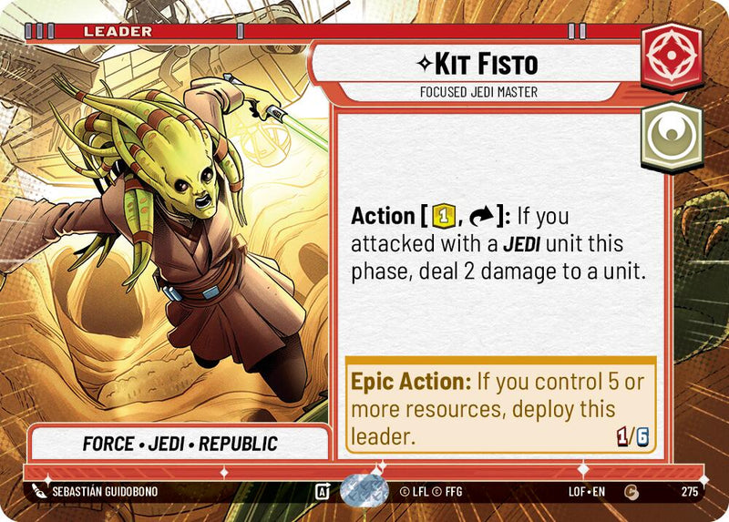 Kit Fisto - Focused Jedi Master (275) (Hyperspace) (276) [Legends of the Force]