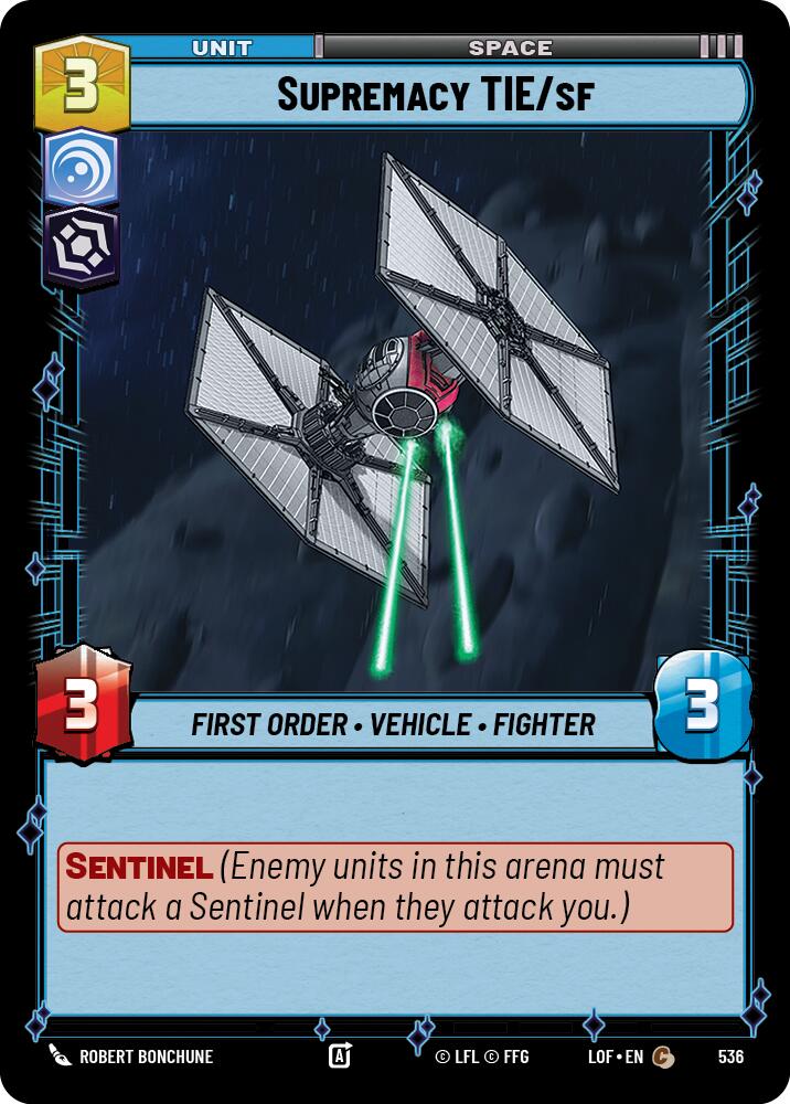 Supremacy TIE/sf (536) (Foil) (536) [Legends of the Force]