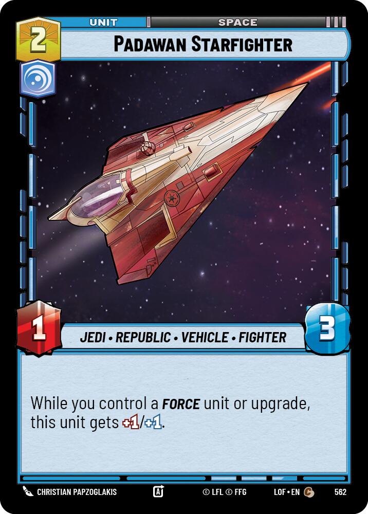 Padawan Starfighter (562) (Foil) (562) [Legends of the Force]