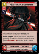 Darth Maul's Lightsaber (642) (Foil) (642) [Legends of the Force]