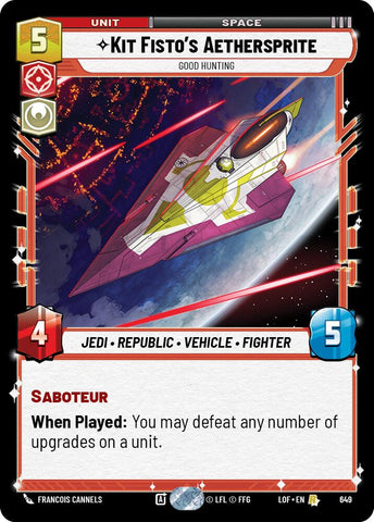 Kit Fisto's Aethersprite - Good Hunting (649) (Foil) (649) [Legends of the Force]