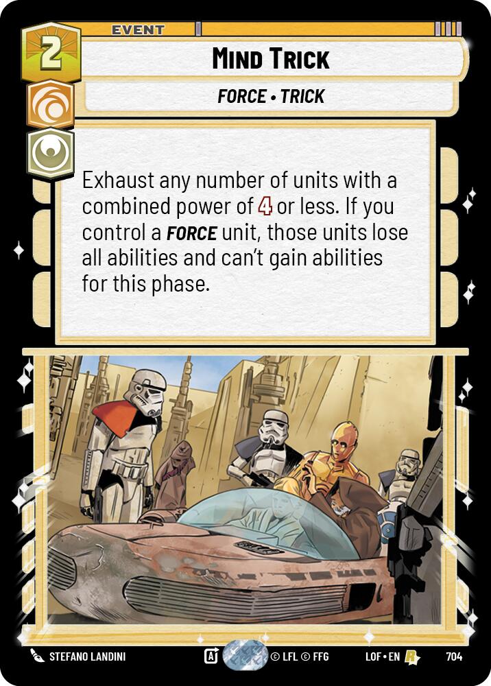 Mind Trick (704) (Foil) (704) [Legends of the Force]