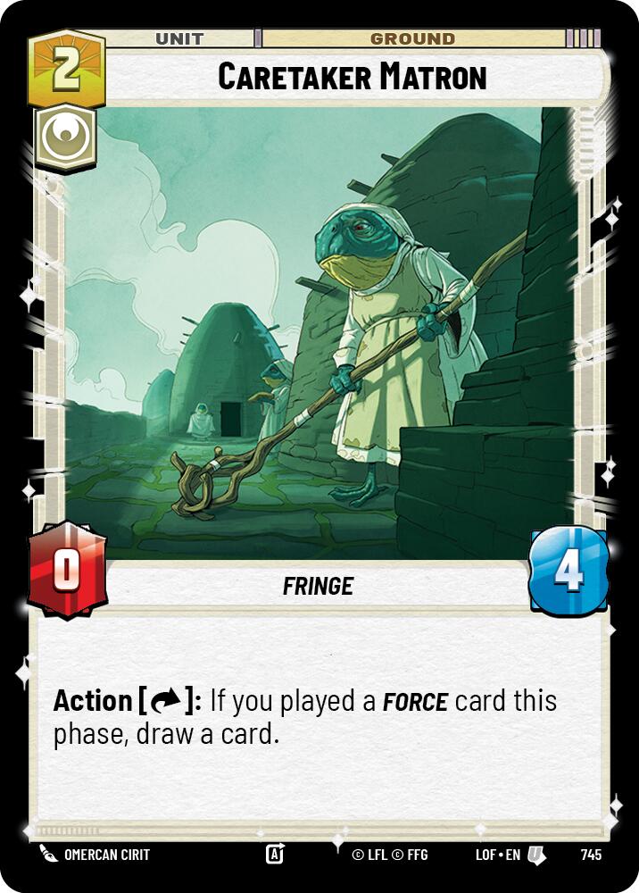 Caretaker Matron (745) (Foil) (745) [Legends of the Force]