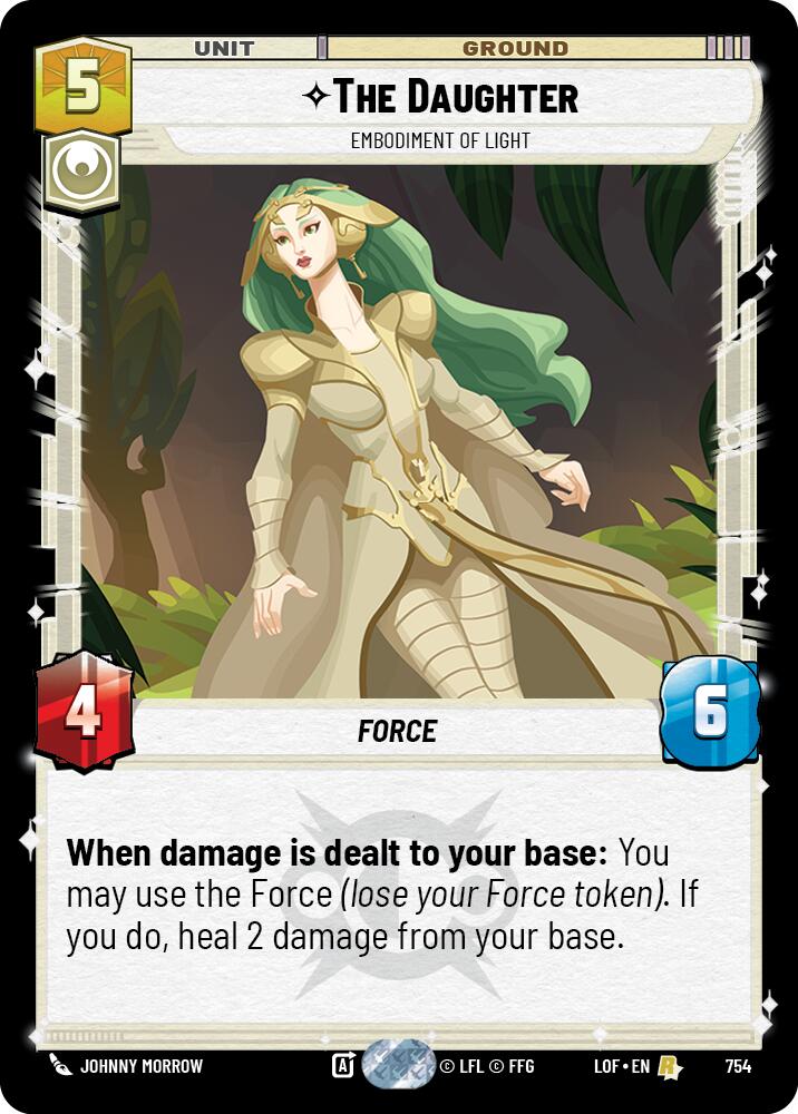 The Daughter - Embodiment of Light (754) (Foil) (754) [Legends of the Force]