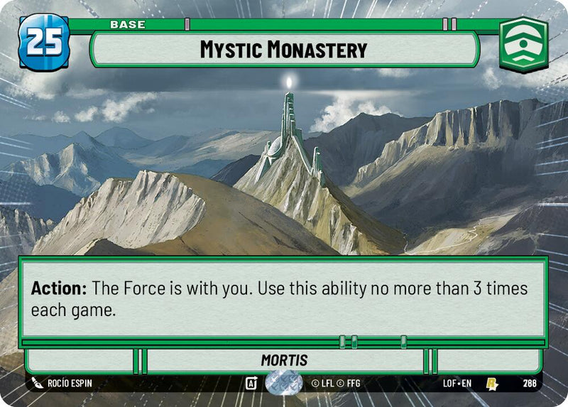 Mystic Monastery (768) (Hyperspace Foil) (768) [Legends of the Force]