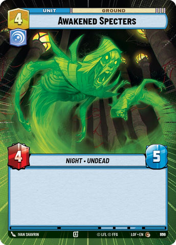 Awakened Specters (806) (Hyperspace Foil) (806) [Legends of the Force]
