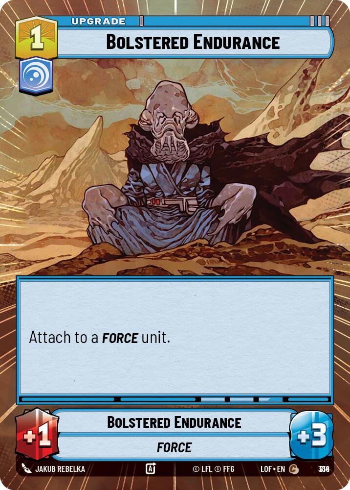 Bolstered Endurance (814) (Hyperspace Foil) (814) [Legends of the Force]