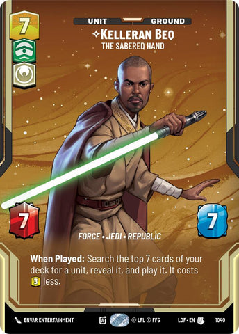 Kelleran Beq - The Sabered Hand (1040) (Prestige) (1040) [Legends of the Force]