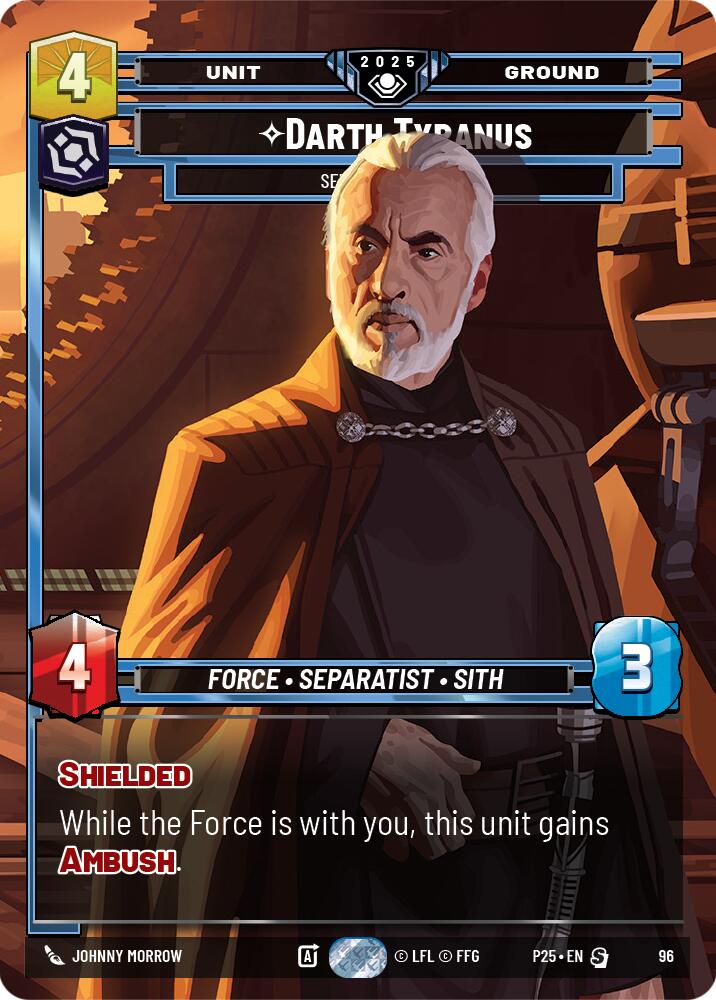 Darth Tyranus (96) - Servant of Sidious (96) [Organized Play Promos]