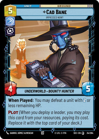 Cad Bane (34/264) - Impressed Now? (34/264) [Secrets of Power]