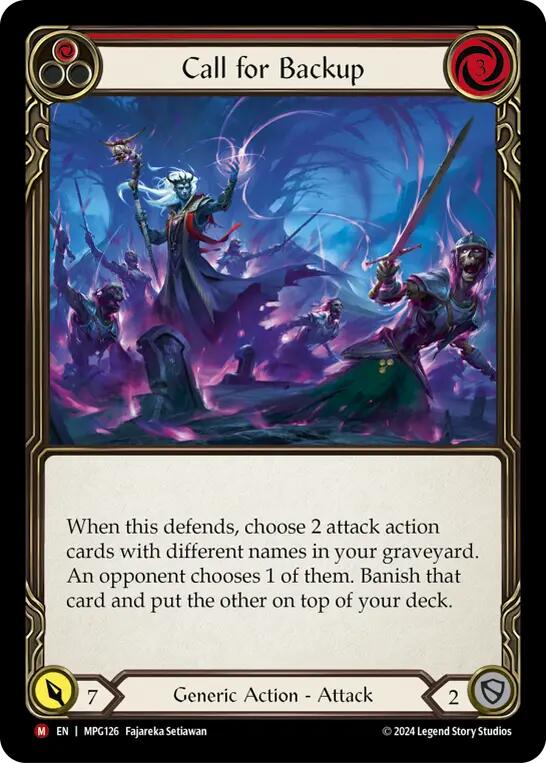 Call for Backup [MPG126] (Mastery Pack Guardian)  Rainbow Foil