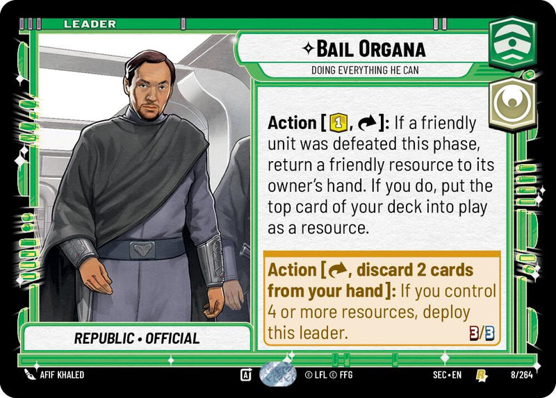 Bail Organa (8/264) - Doing Everything He Can (8/264) [Secrets of Power]