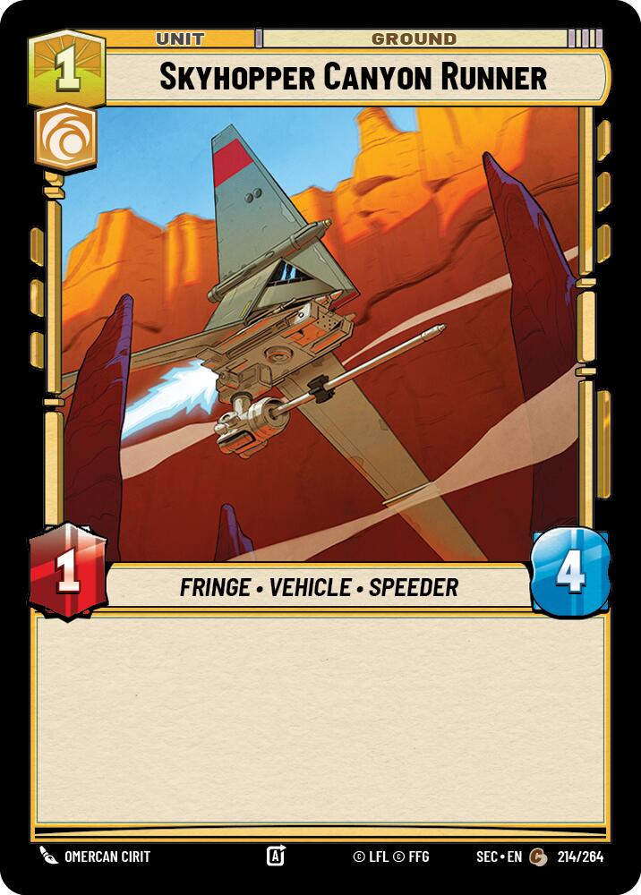 Skyhopper Canyon Runner (214/264) (214/264) [Secrets of Power]