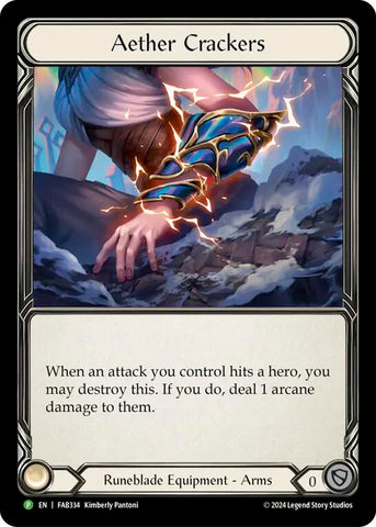 Aether Crackers [FAB334] (Promo)  Cold Foil