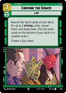 Convene the Senate (638) (Foil) (638) [Secrets of Power]
