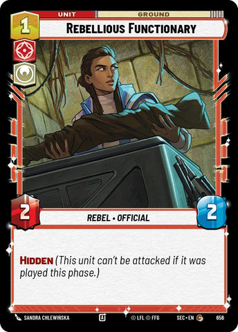 Rebellious Functionary (656) (Foil) (656) [Secrets of Power]