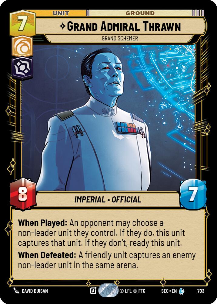 Grand Admiral Thrawn - Grand Schemer (Foil) (703) (703) [Secrets of Power]