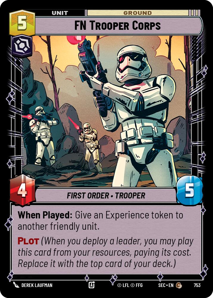 FN Trooper Corps (753) (Foil) (753) [Secrets of Power]