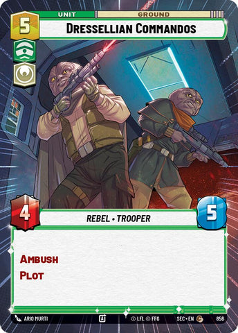 Dressellian Commandos (856) (Hyperspace Foil) (856) [Secrets of Power]