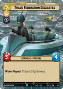 Trade Federation Delegates (947) (Hyperspace Foil) (947) [Secrets of Power]