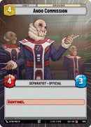 Ando Commission (1018) (Hyperspace Foil) (1018) [Secrets of Power]